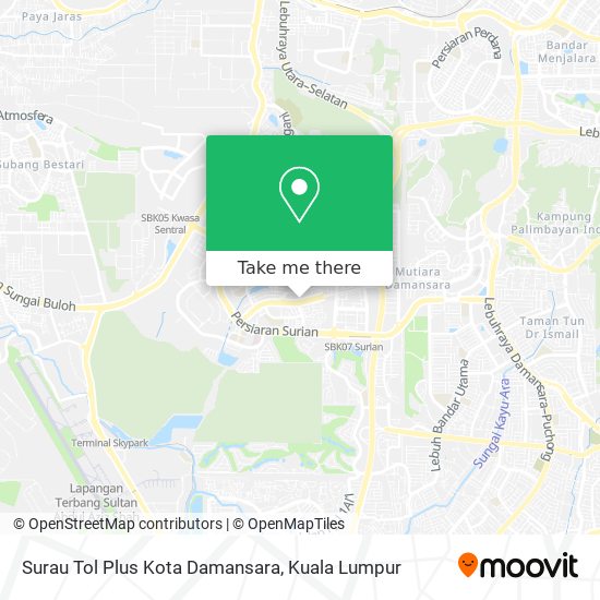 Surau Tol Plus Kota Damansara map