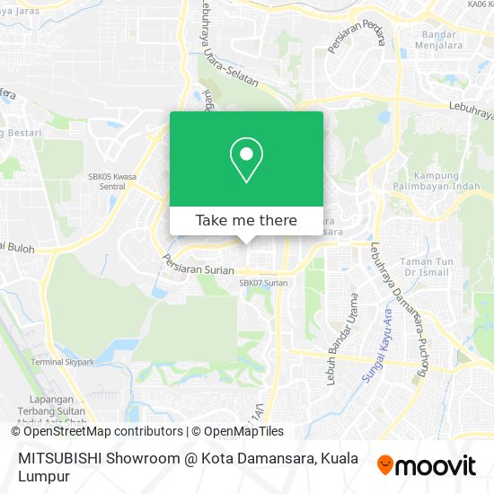 MITSUBISHI Showroom @ Kota Damansara map