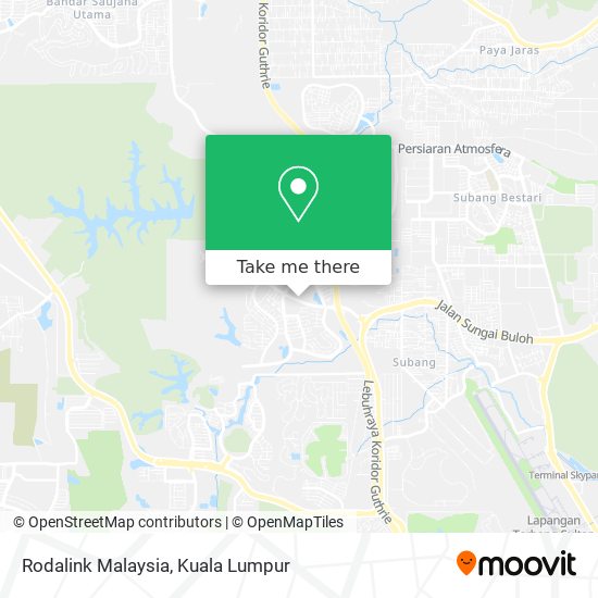Rodalink Malaysia map