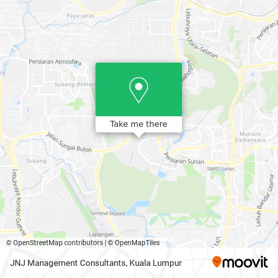 JNJ Management Consultants map