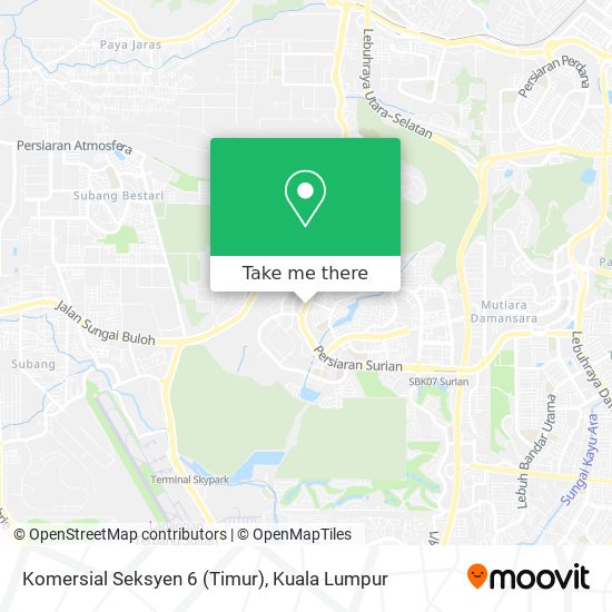 Komersial Seksyen 6 (Timur) map