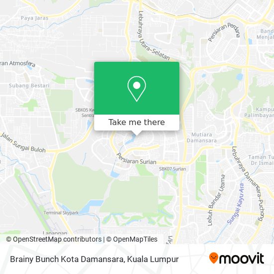 Brainy Bunch Kota Damansara map