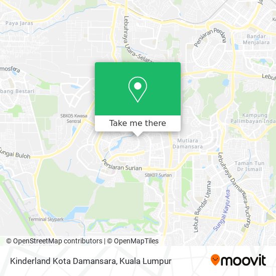 Kinderland Kota Damansara map