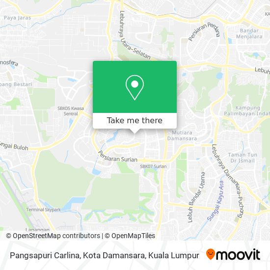 Pangsapuri Carlina, Kota Damansara map