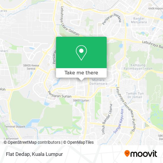 Flat Dedap map