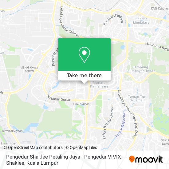 Pengedar Shaklee Petaling Jaya - Pengedar VIVIX Shaklee map