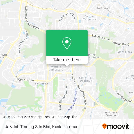 Jawdah Trading Sdn Bhd map