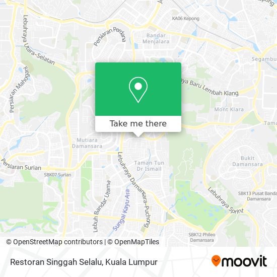 Restoran Singgah Selalu map