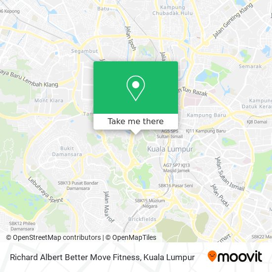 Richard Albert Better Move Fitness map