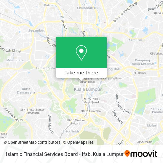Islamic Financial Services Board - Ifsb map