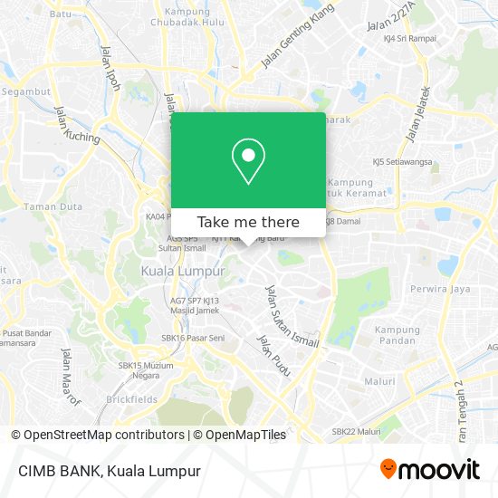 CIMB BANK map