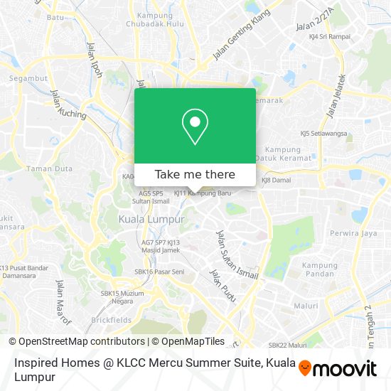 Inspired Homes @ KLCC Mercu Summer Suite map