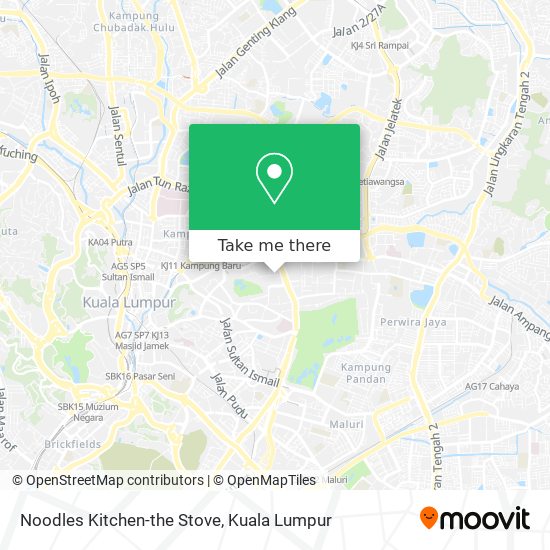 Noodles Kitchen-the Stove map