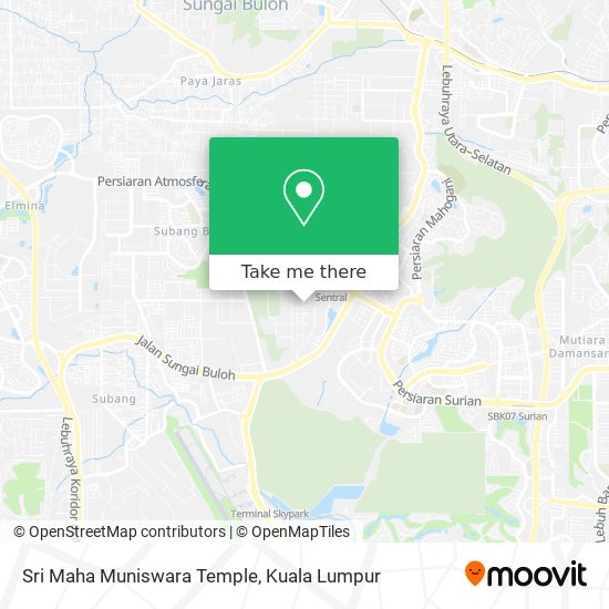 Sri Maha Muniswara Temple map