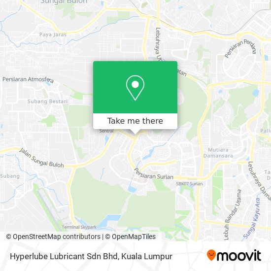 Peta Hyperlube Lubricant Sdn Bhd