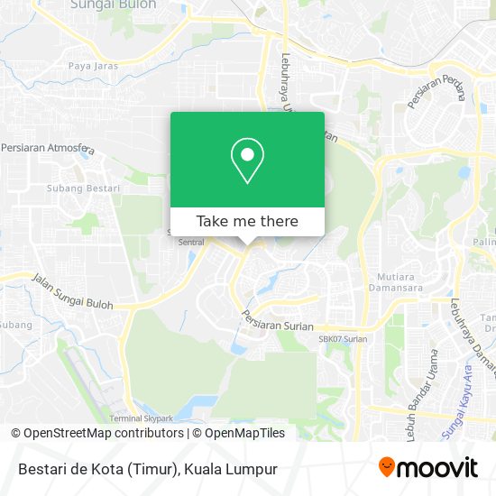 Bestari de Kota (Timur) map