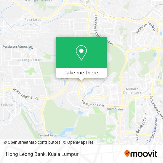 Hong Leong Bank map