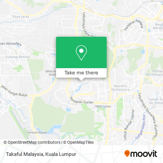 Takaful Malaysia map