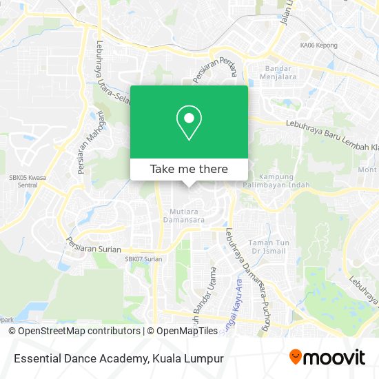 Essential Dance Academy map