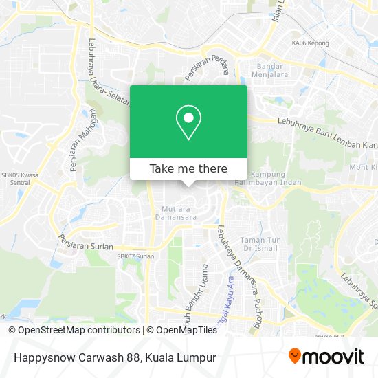 Happysnow Carwash 88 map