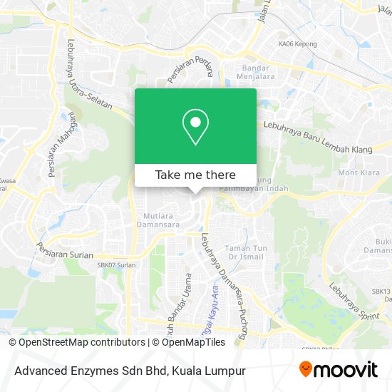 Advanced Enzymes Sdn Bhd map