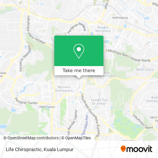 Life Chiropractic map