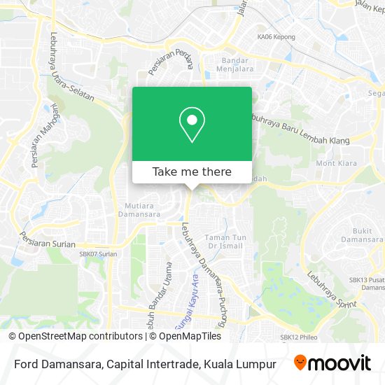 Ford Damansara, Capital Intertrade map