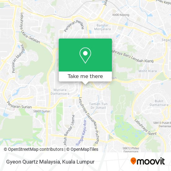 Gyeon Quartz Malaysia map