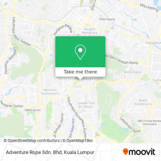 Adventure Rope Sdn. Bhd map
