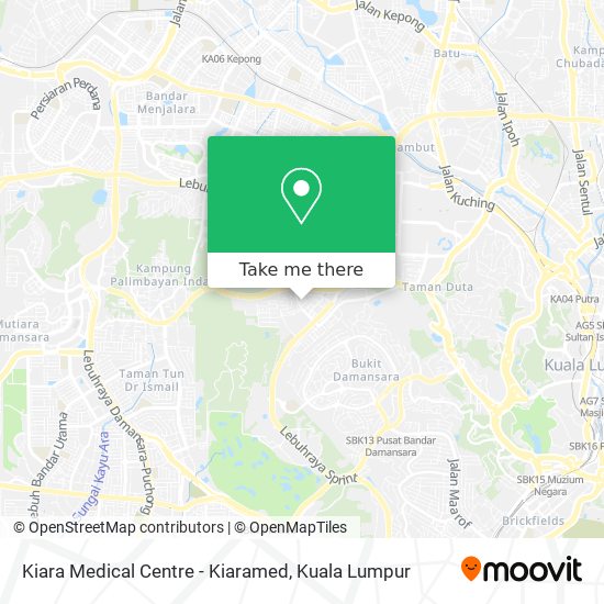 Kiara Medical Centre - Kiaramed map