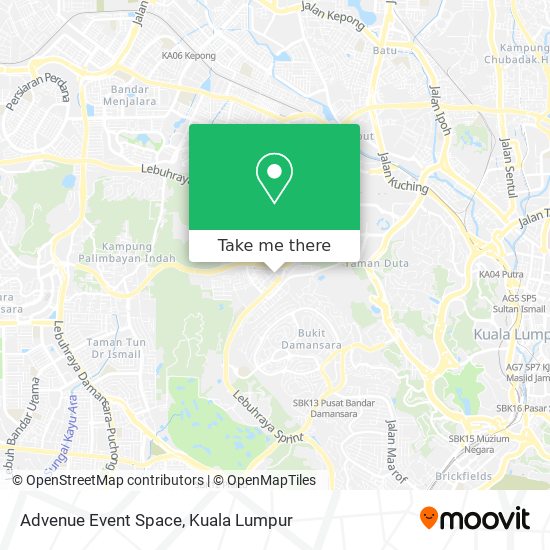 Advenue Event Space map