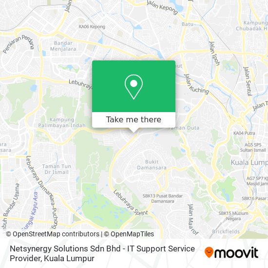 Netsynergy Solutions Sdn Bhd - IT Support Service Provider map