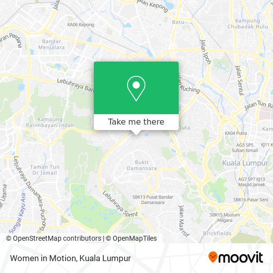 Women in Motion map