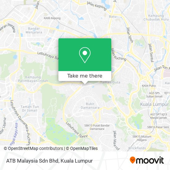 ATB Malaysia Sdn Bhd map