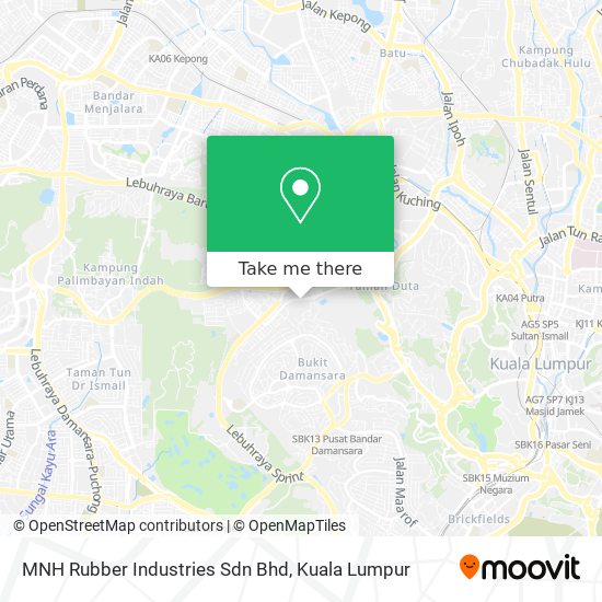 MNH Rubber Industries Sdn Bhd map