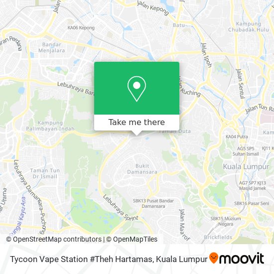 Tycoon Vape Station #Theh Hartamas map