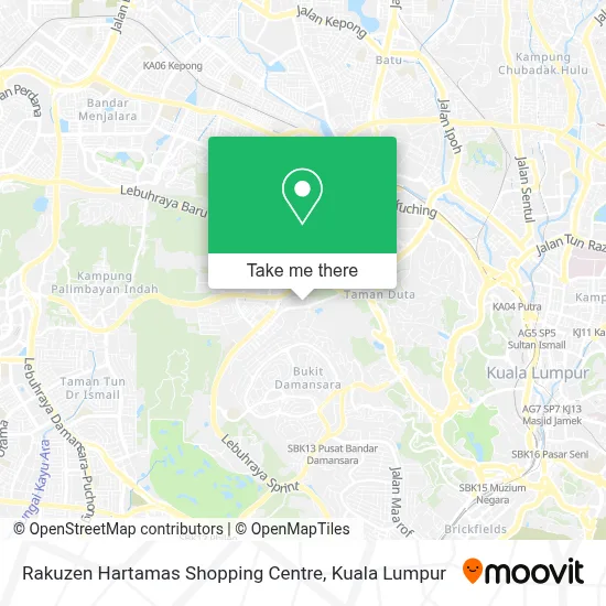 Rakuzen Hartamas Shopping Centre map