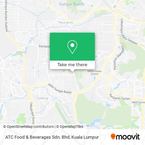 Peta ATC Food & Beverages Sdn. Bhd