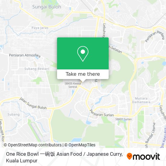 One Rice Bowl 一碗饭 Asian Food / Japanese Curry map