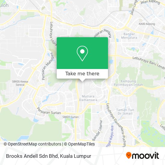 Brooks Andell Sdn Bhd map