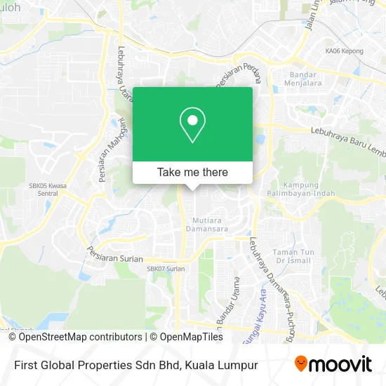 First Global Properties Sdn Bhd map