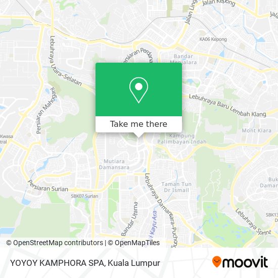 YOYOY KAMPHORA SPA map