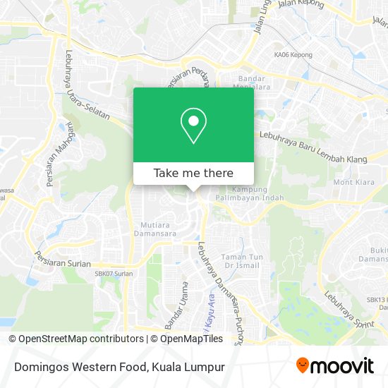 Domingos Western Food map