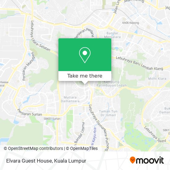 Elvara Guest House map