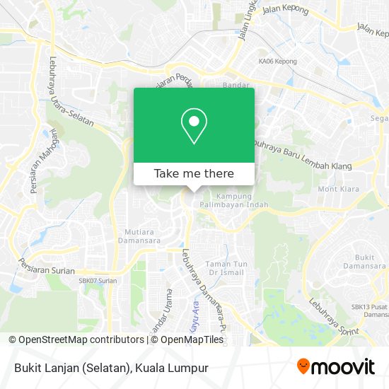Bukit Lanjan (Selatan) map