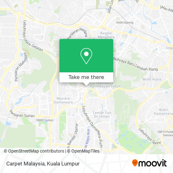 Carpet Malaysia map