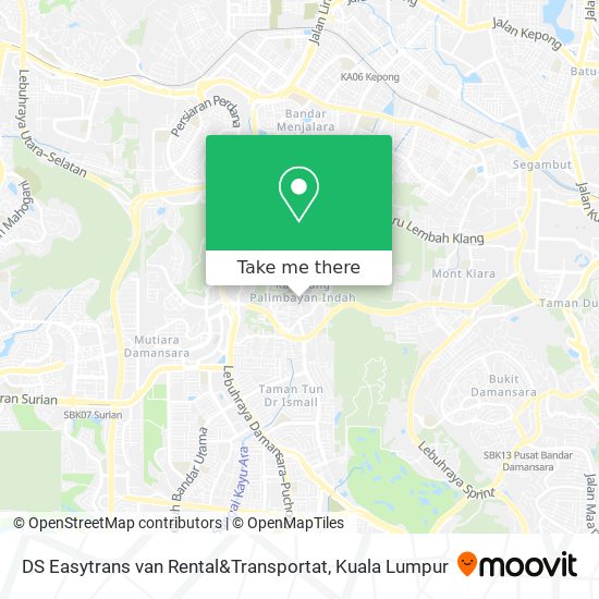 Peta DS Easytrans van Rental&Transportat