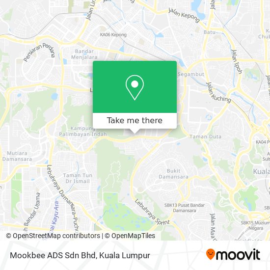Peta Mookbee ADS Sdn Bhd