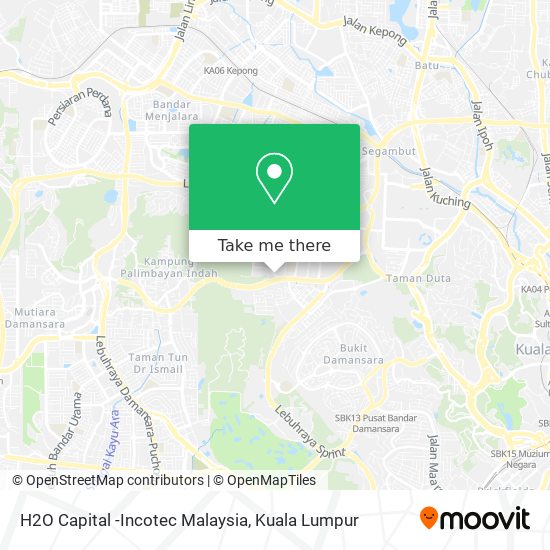 Peta H2O Capital -Incotec Malaysia