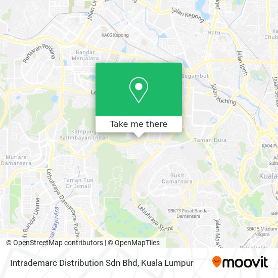 Peta Intrademarc Distribution Sdn Bhd